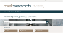 Desktop Screenshot of metsearch.net