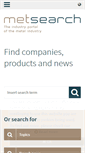 Mobile Screenshot of metsearch.net